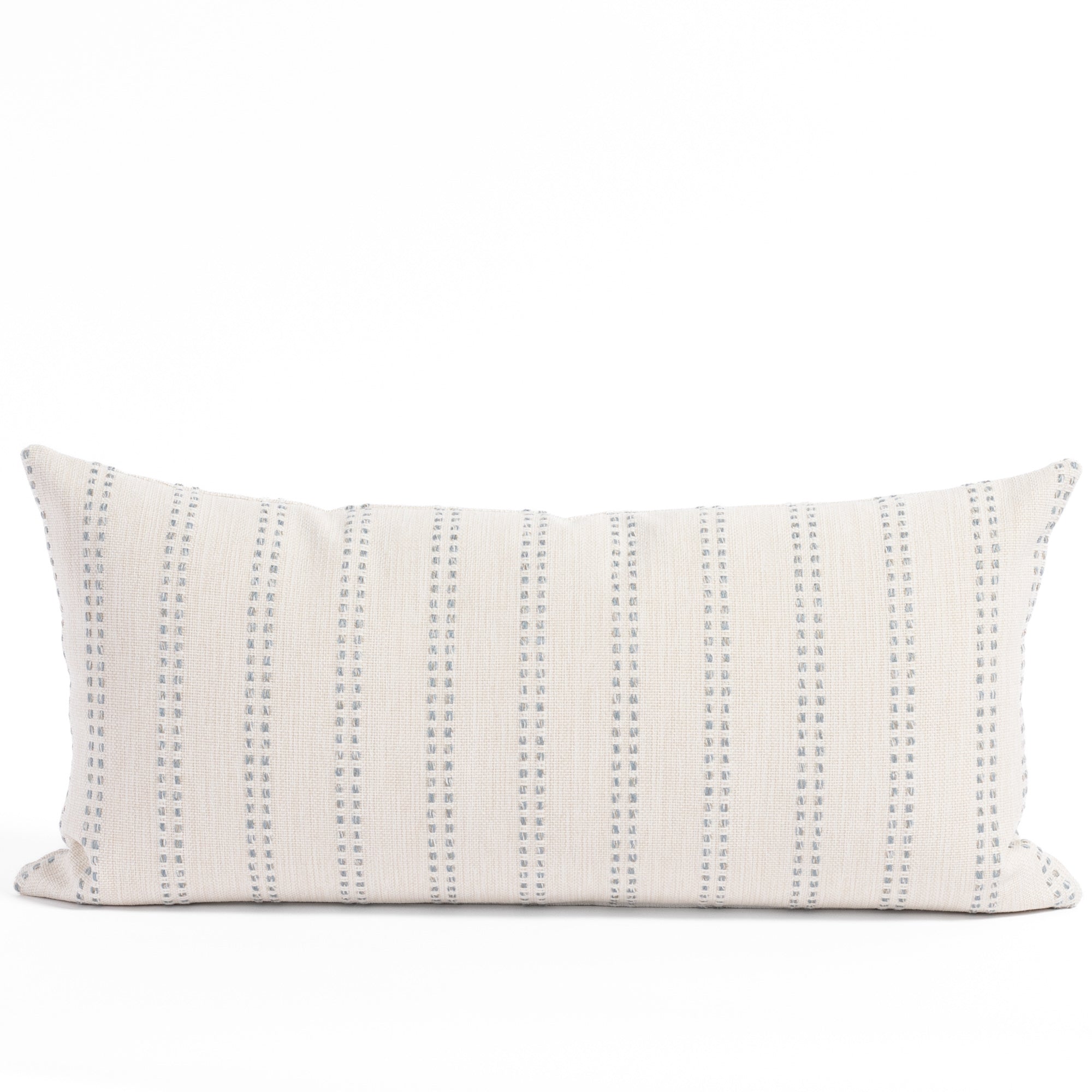 Elodie Stripe 12x24 Lumbar Pillow Sky Tonic Living