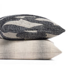 blue gray abstract patterned throw pillows from Tonic Living