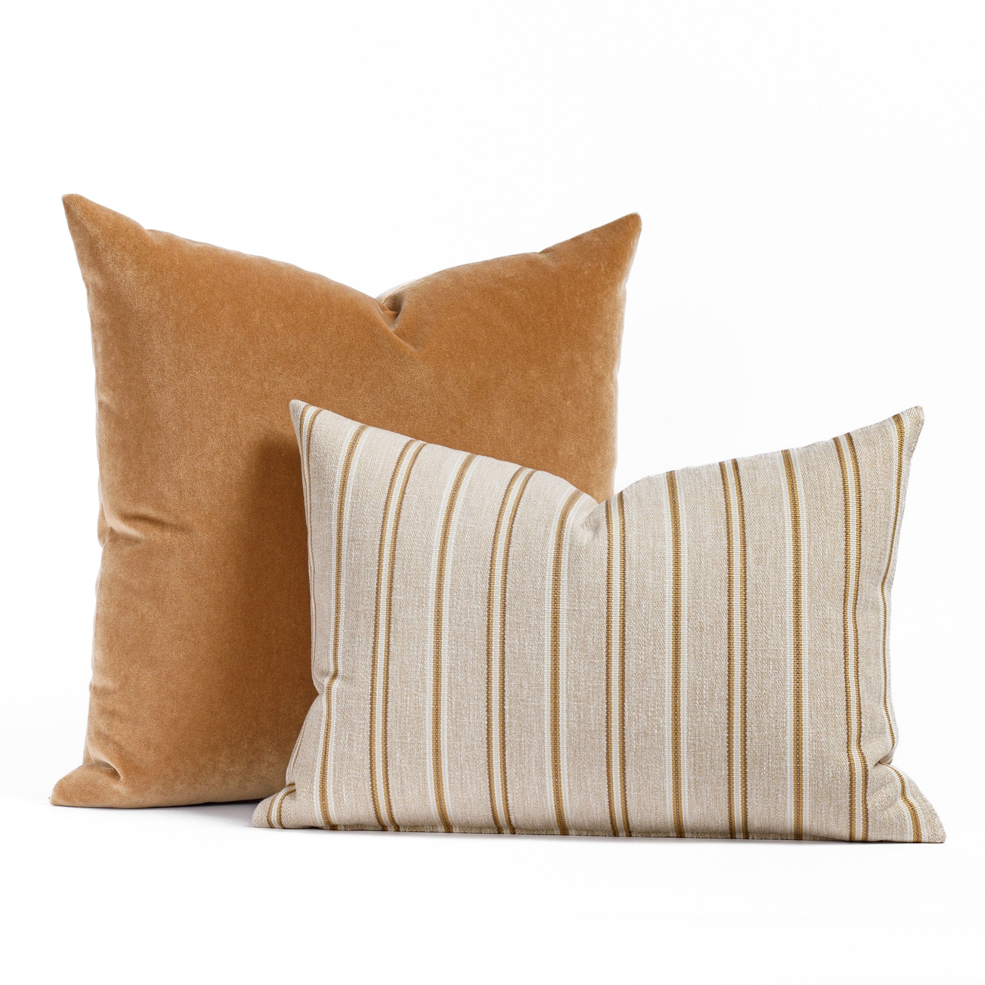 August Stripe 14x20 Lumbar Pillow Honeycomb