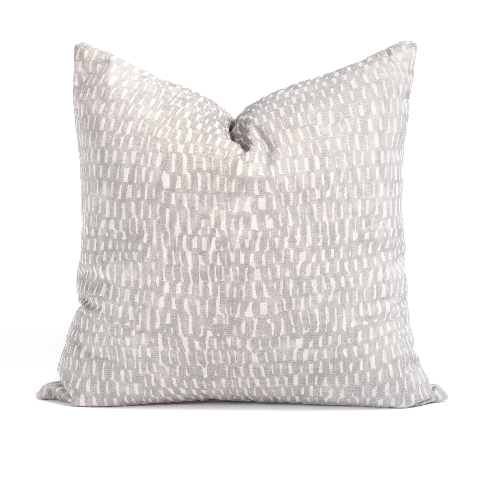 White and silver fashion pillows