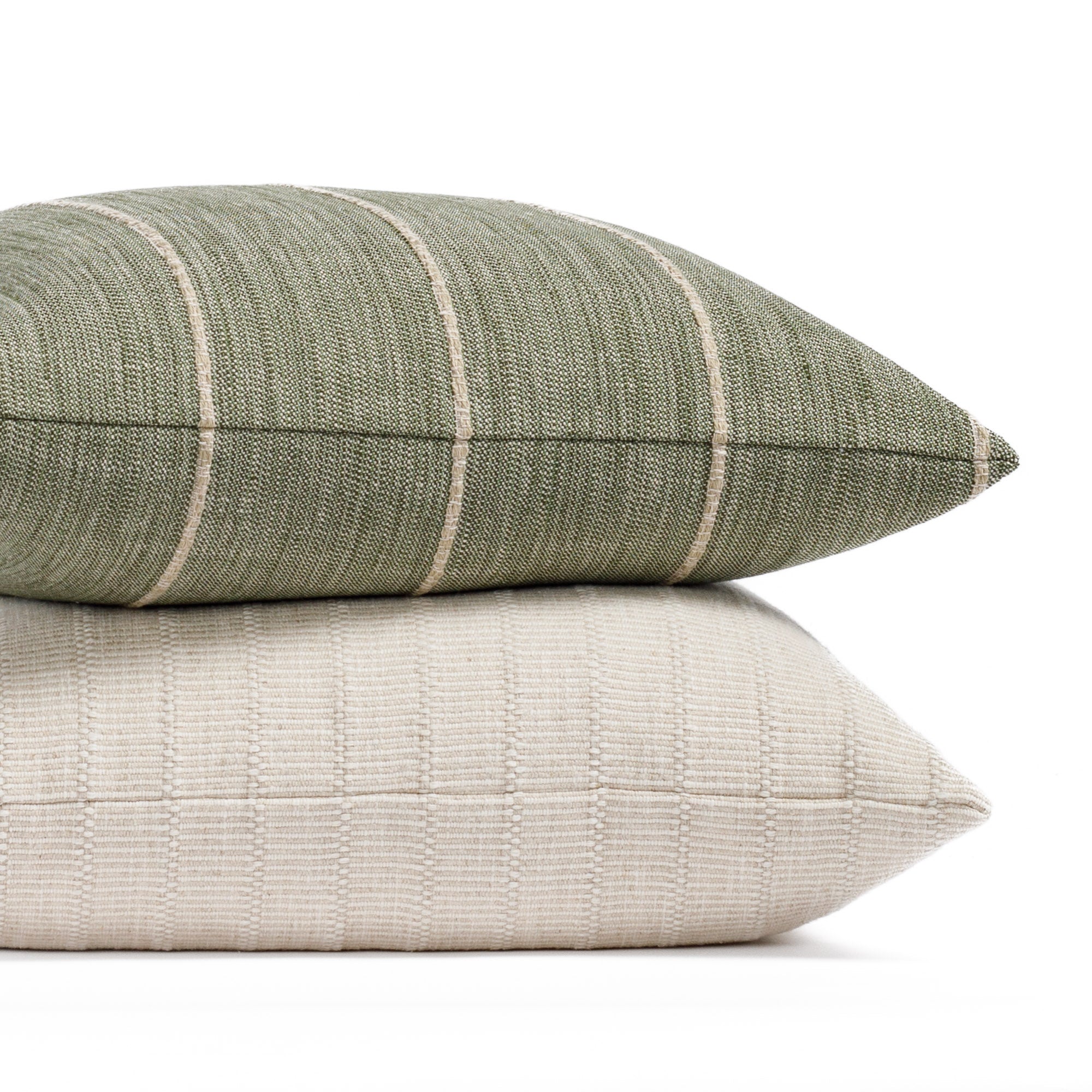 Green textured throw pillows sales