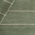 a leafy green and beige stripe home decor fabric