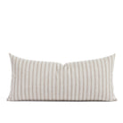 Conway 15x32 XL lumbar pillow Pecan, a cream and brown stripe extra long lumbar pillow from Tonic Living