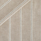 Harper Stripe Fabric Coffee, a brown, cream and black vertical striped home decor fabric from Tonic Living