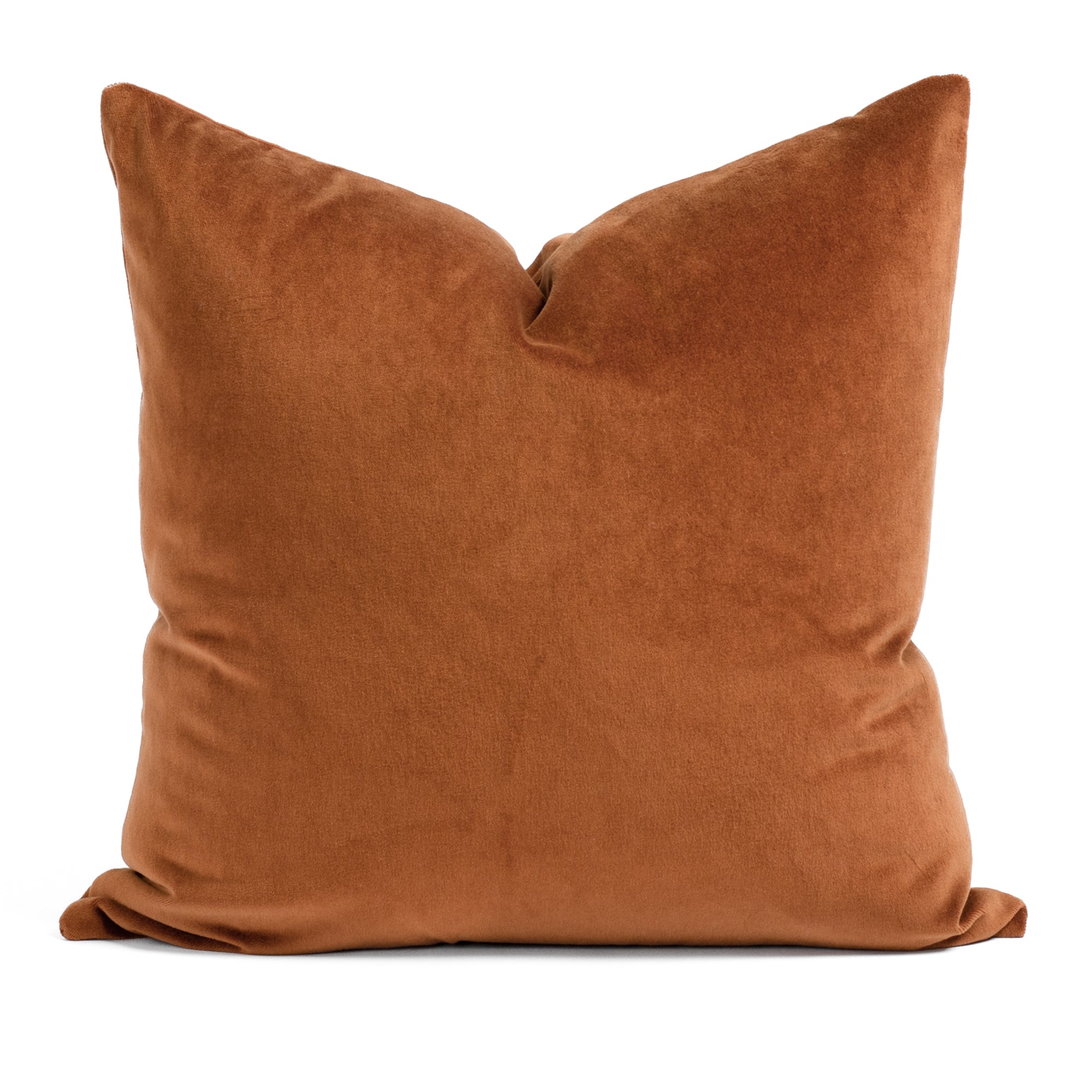 Mason Velvet 20x20 Pillow Cognac Tonic Living