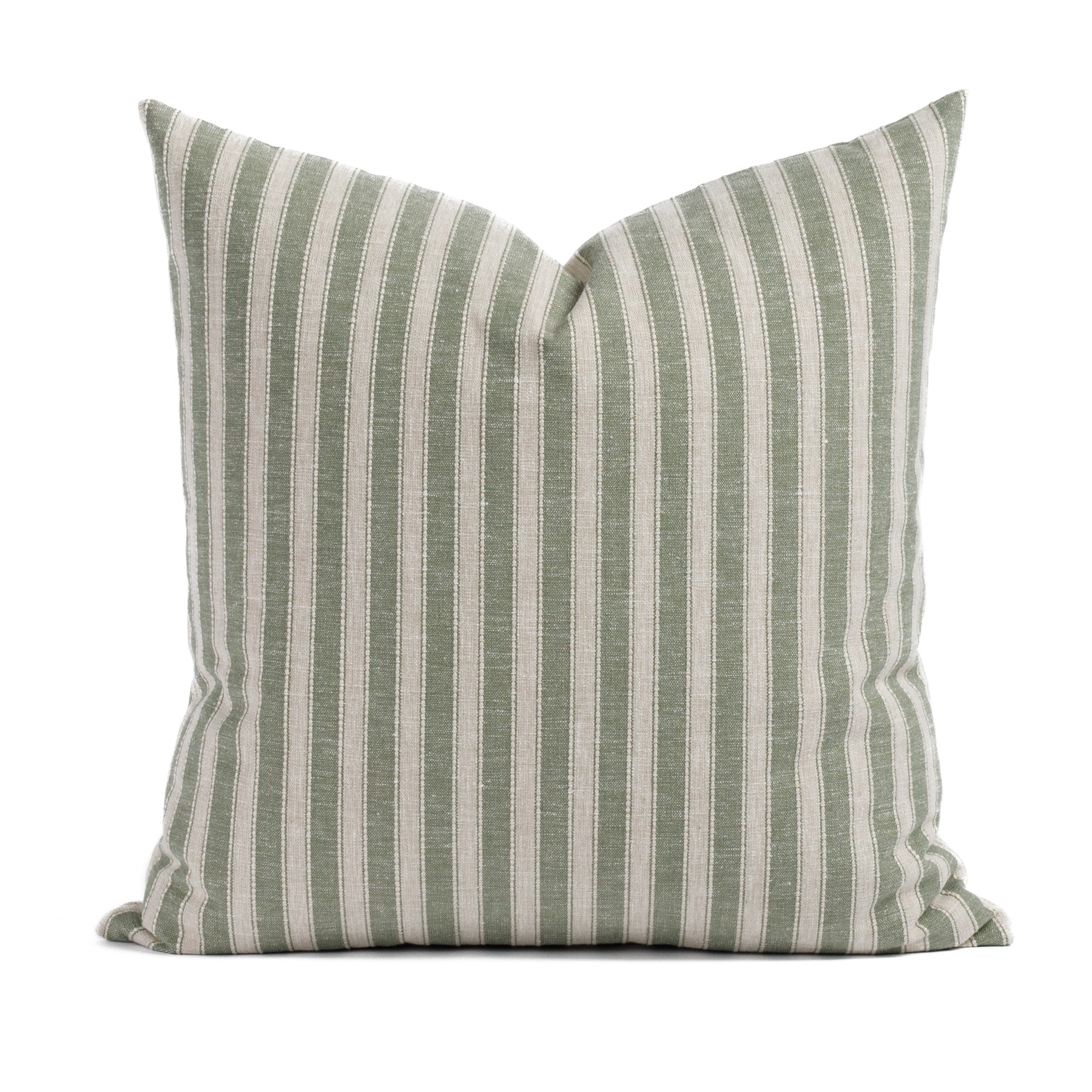 Millcroft Stripe Pine 20x20, a green and beige striped pillow from Tonic Living.