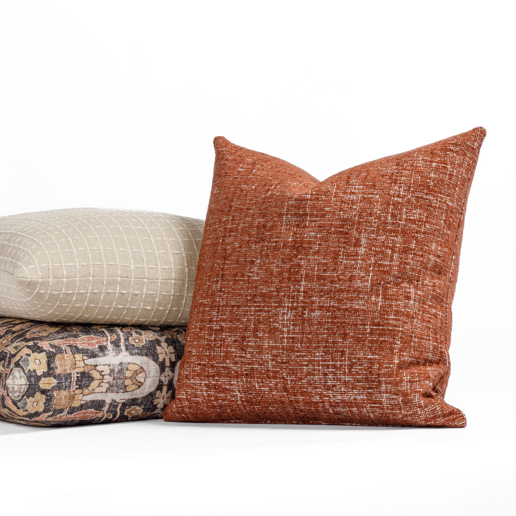 Rust red pillows sale