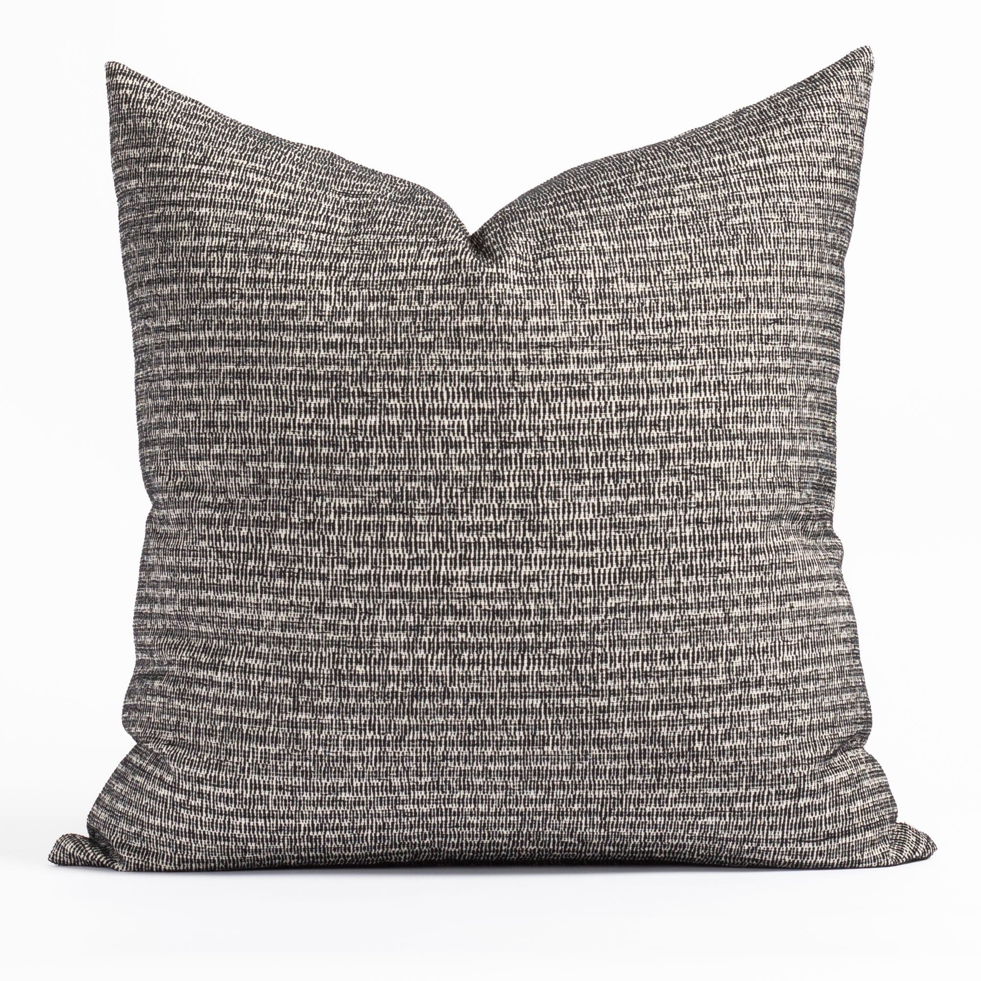 Black and white textured throw pillows sale