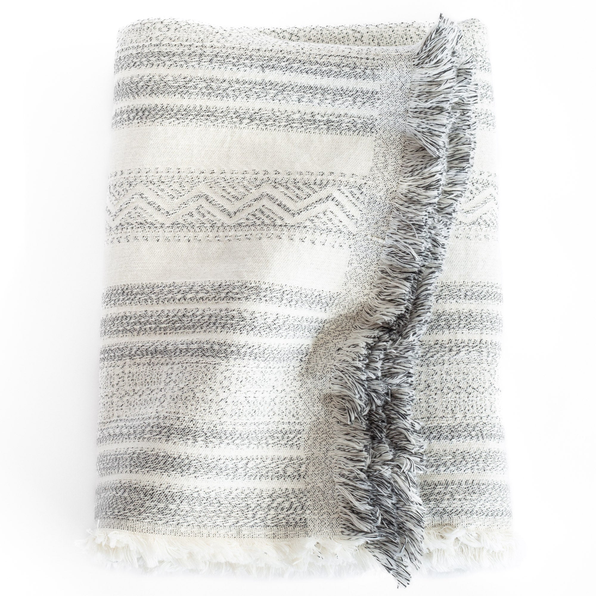 Gray and cream throw blanket sale