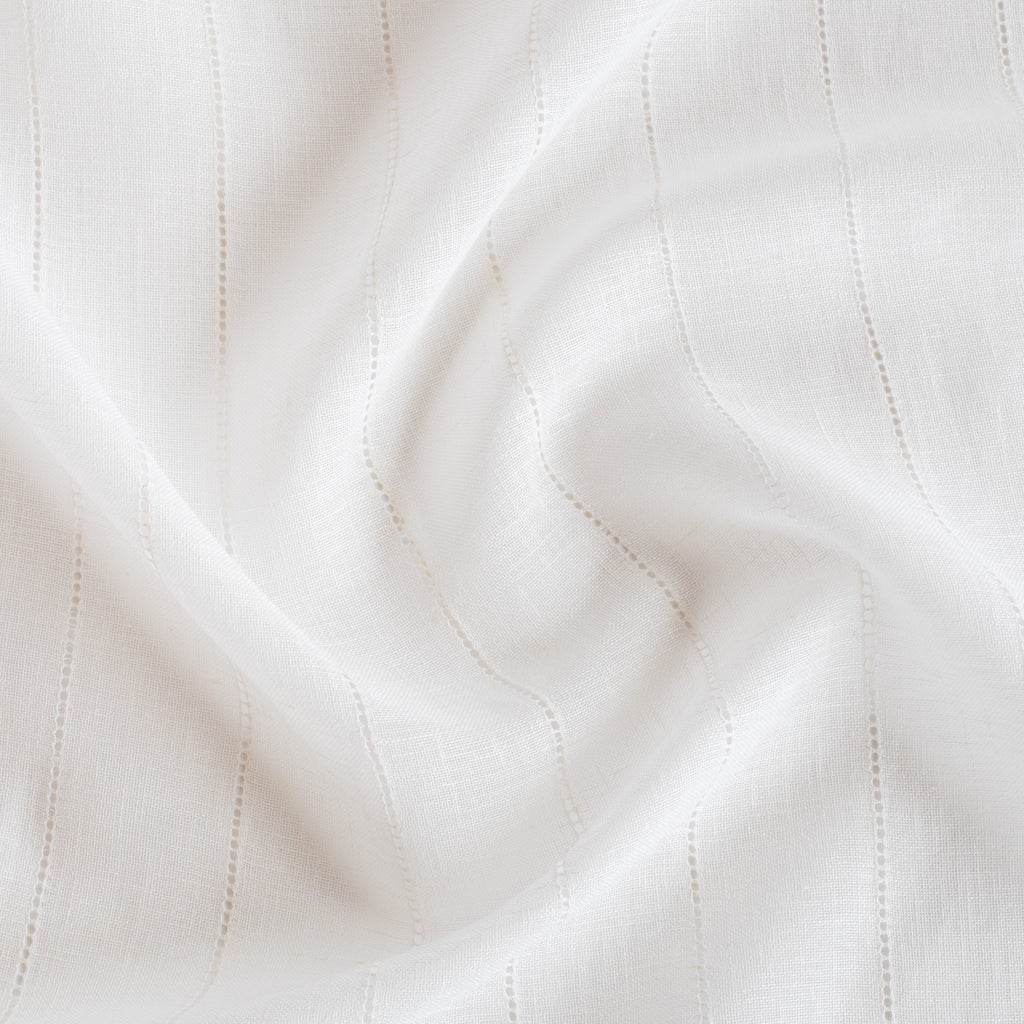 Montauk Pinstripe Sheer Fabric, Natural – Tonic Living