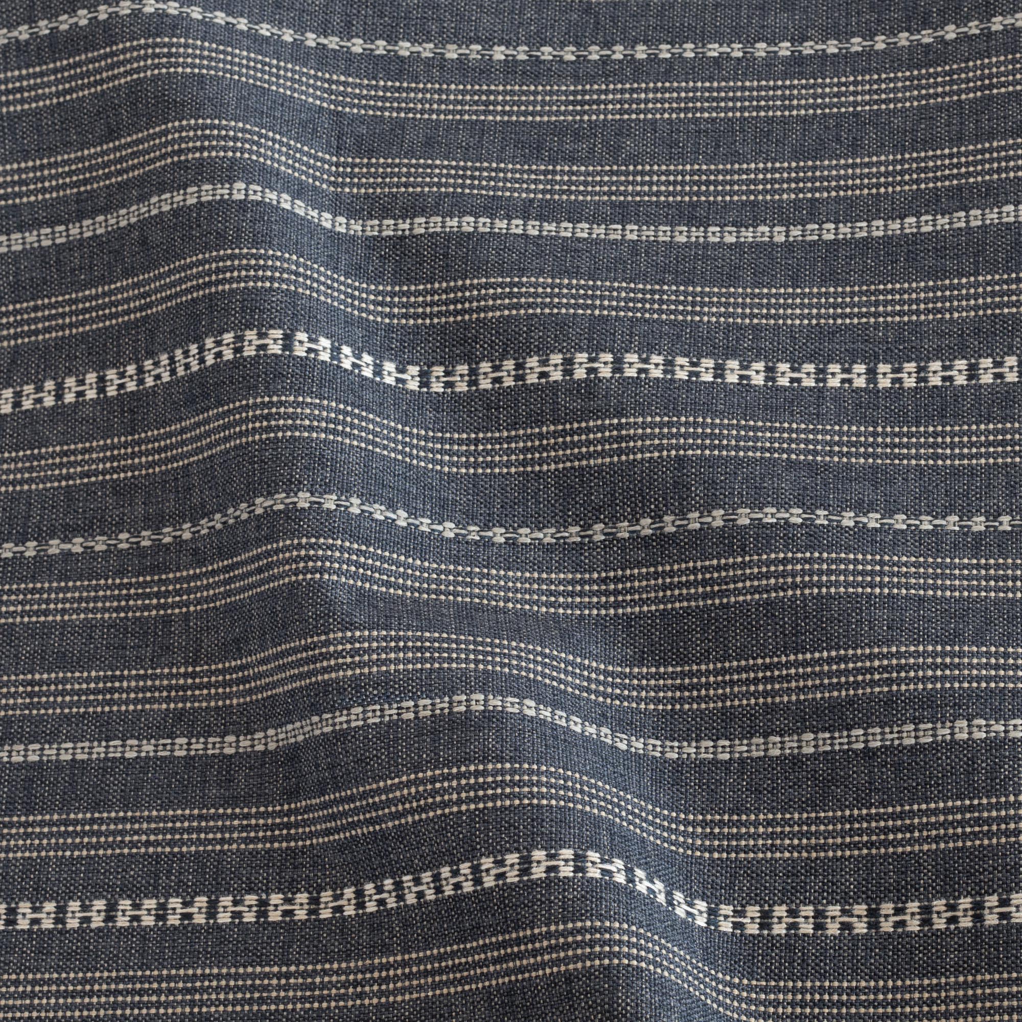 Anya Stripe Fabric, Biscuit