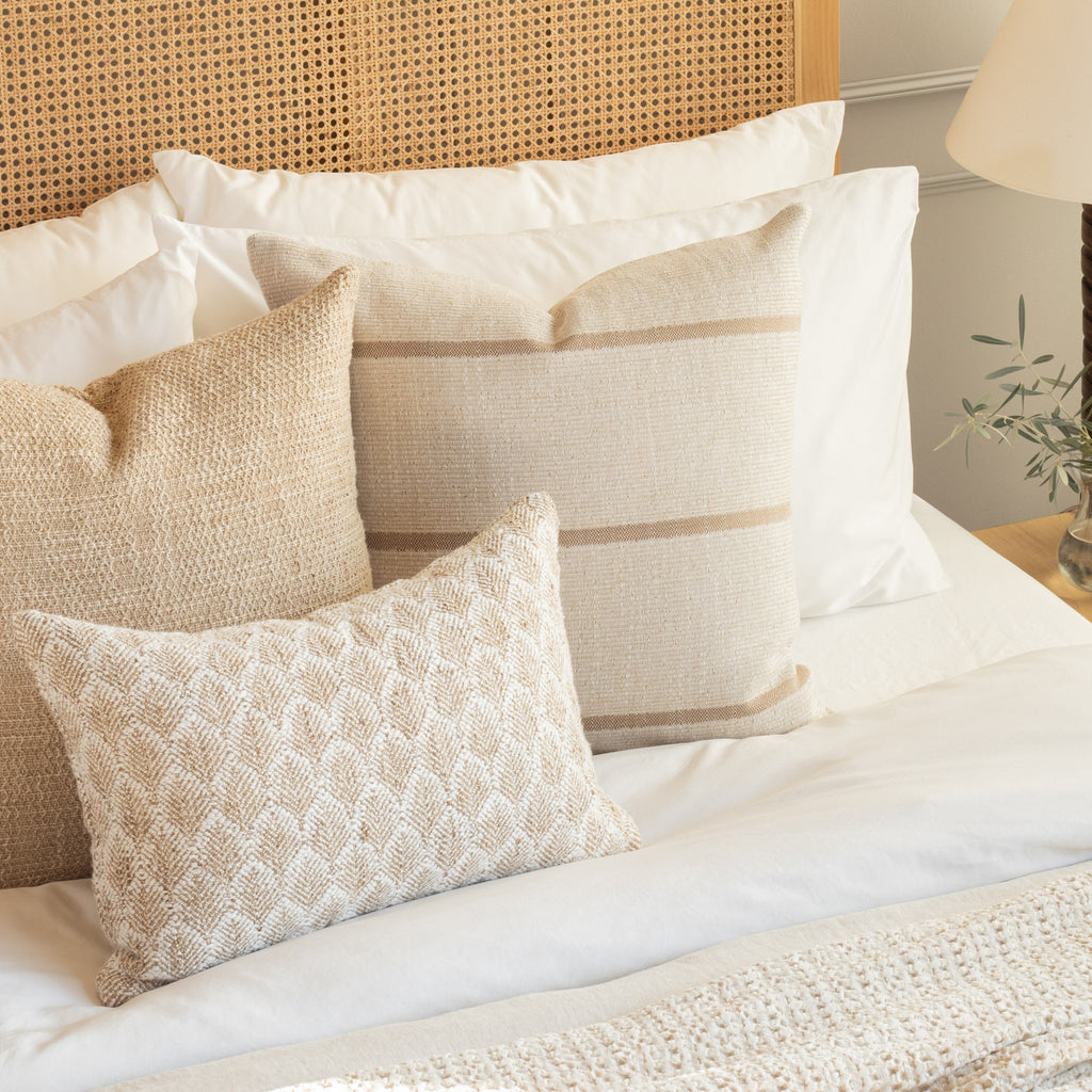 Keely Check 20x20 Pillow, Birch – Tonic Living