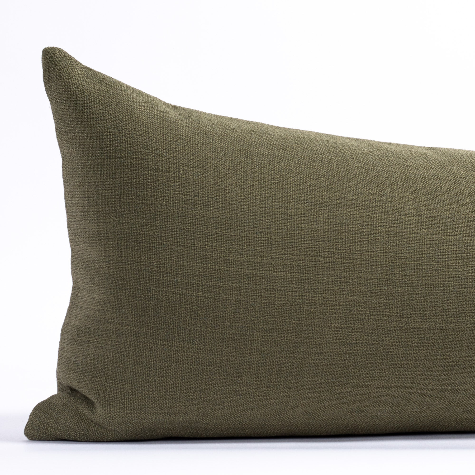 Grange 16x42 Moss green bed bolster pillow : view 2