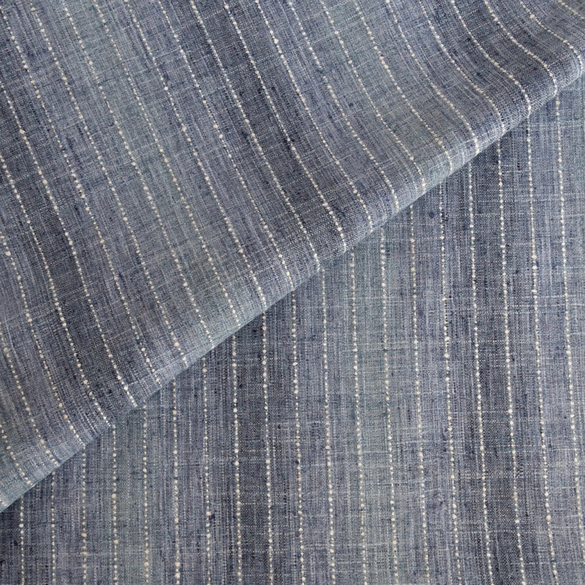 Hyden Stripe Fabric, Lake Blue – Tonic Living