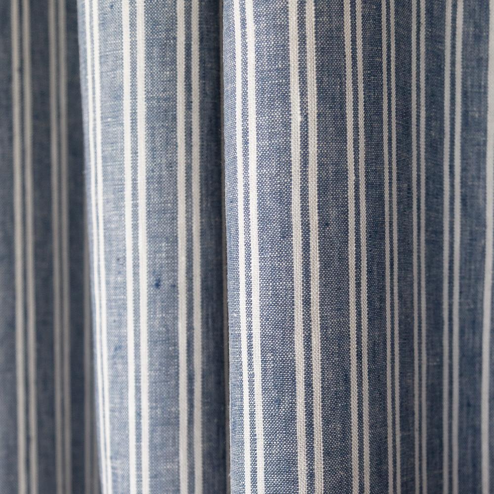 Verona Stripe Linen, Jet – Tonic Living