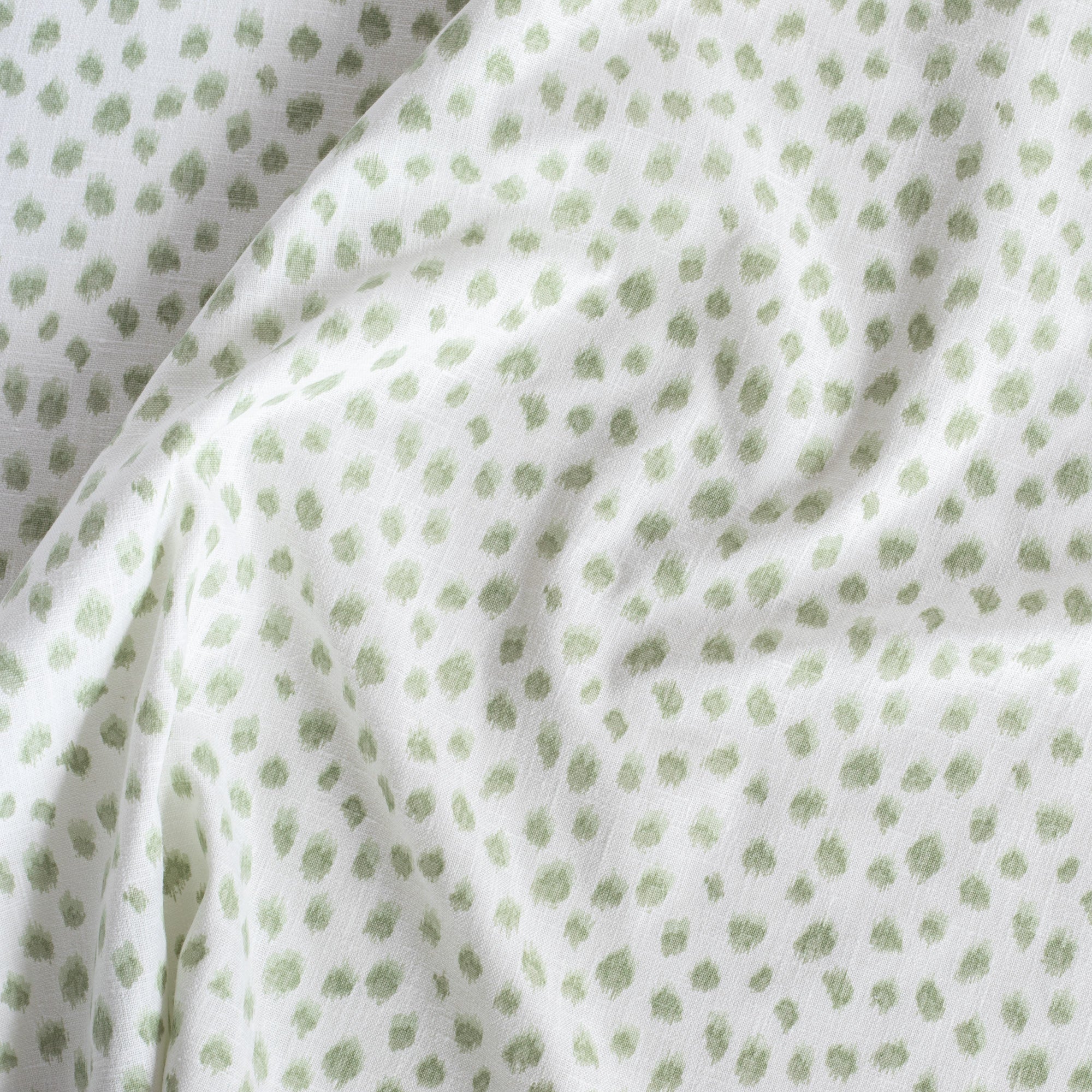 Mara Spot Fabric, Sage Green – Tonic Living